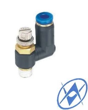 Угловой дроссель с обратным клапаном AS*301F-X*