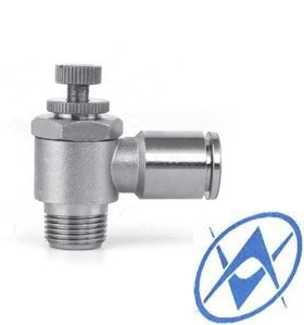 Угловой дроссель с обратным клапаном AS*201-X*