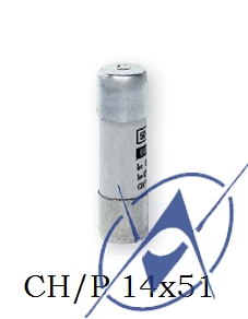 Предохранители цилиндрические с бойком CH/P 14x51 gG,aM - 400V, 500V, 690V