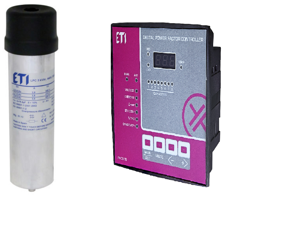 Компоненты систем компенсации реактивной мощности ETI