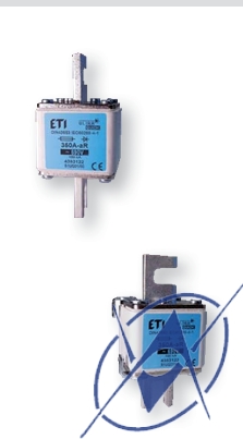 Ножевые предохранители NV/NH UQ01, тип S - характеристика aR (~200kA AC; ~690V AC)